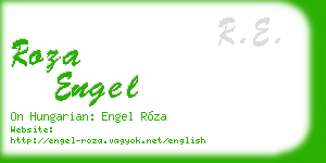 roza engel business card